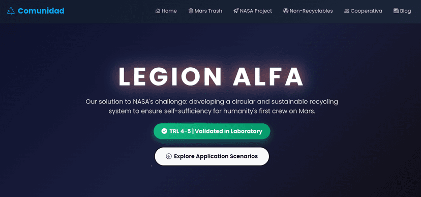 LEGION ALFA (2nd Place NASA)