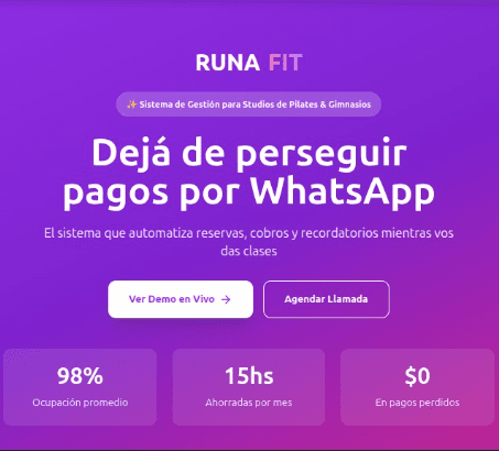 RunaFit Dashboard Demo